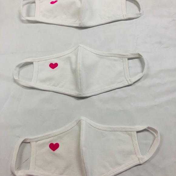 Face Mask Double Layer Fashion White -NEW - Picture 3 of 3